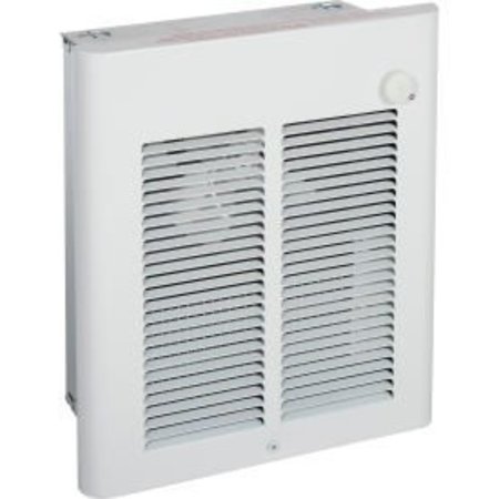 MARLEY ENGINEERED PRODUCTS Small Room Fan-Forced Wall Heater SRA2020DSF, 2000W, 208V SRA2020DSF